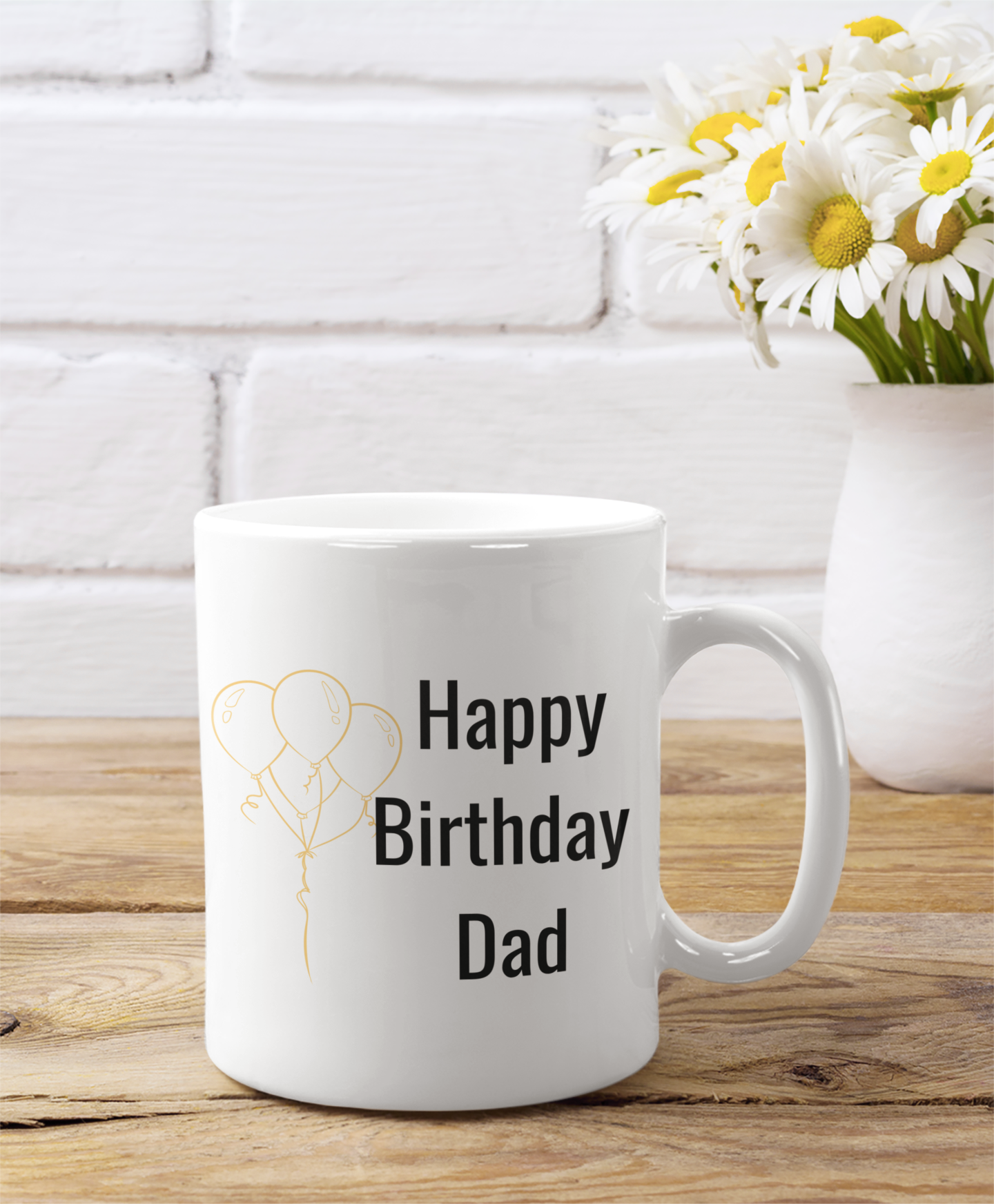 Happy Birthday Dad - Ceramic Coffee Mug