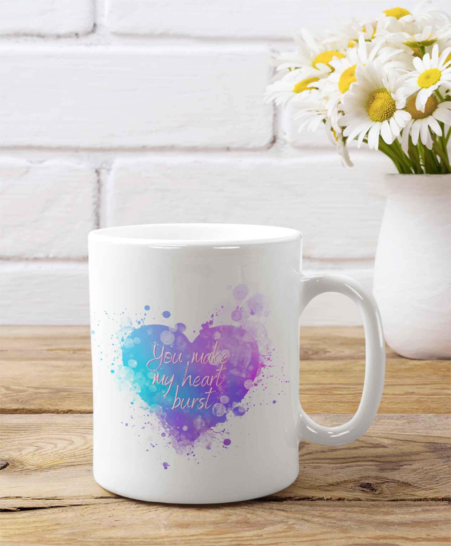 You Make My Heart Burst Ceramic Coffee Mug
