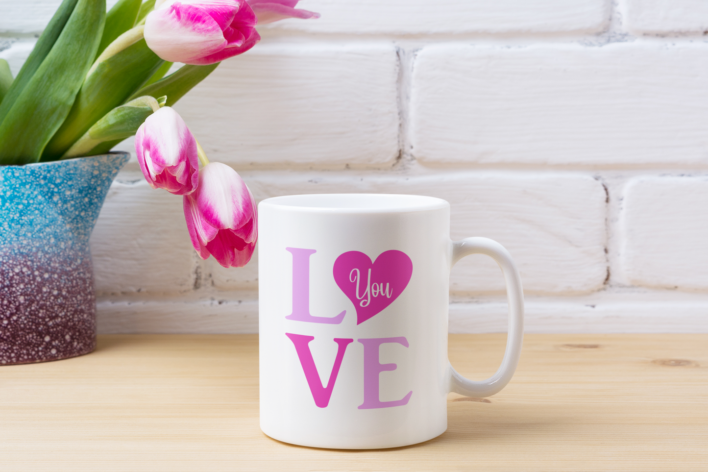 Love You Ceramic Coffee Mug
