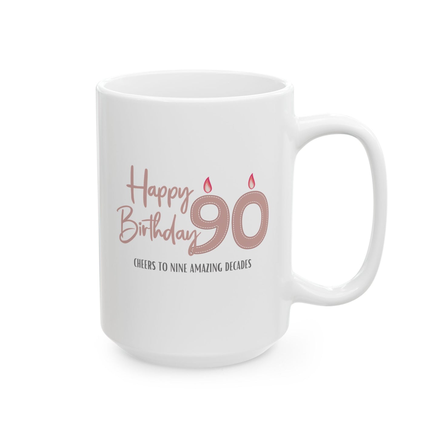 Happy 90th Birthday - Ceramic Coffee Mug