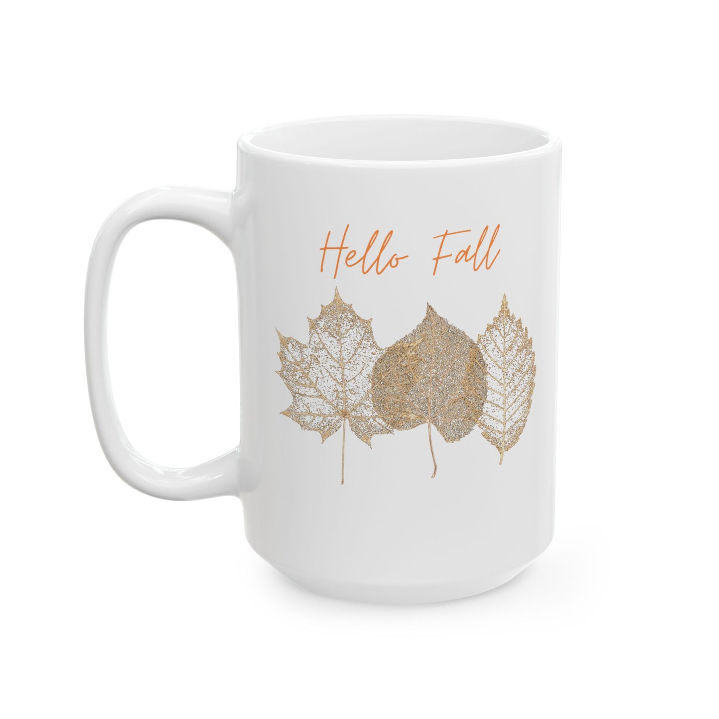 Hello Fall - Ceramic Mug, (11oz, 15oz)