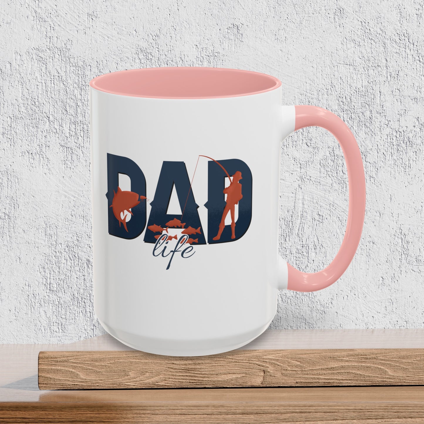 Fishing Dad Life - Accent Ceramic Coffee Mug