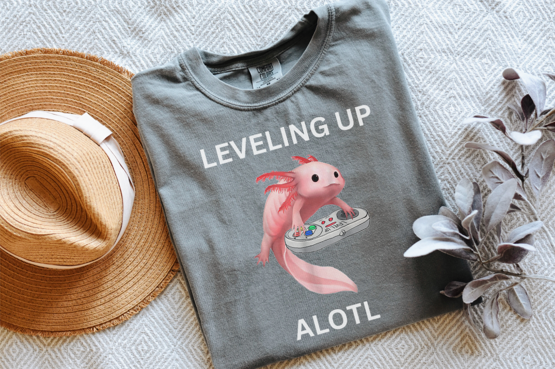 Axolotl Gaming Unisex Comfort Colors T-Shirt