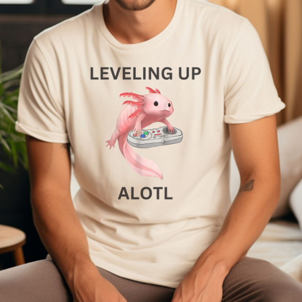 Axolotl Gaming Unisex Comfort Colors T-Shirt