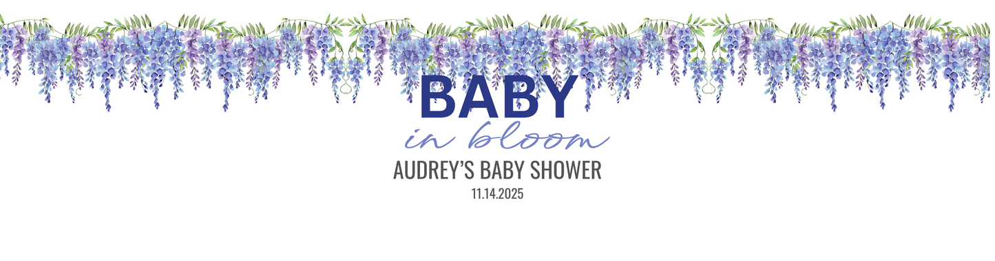 Personalized Spring Themed Baby Shower Candle Favors - Tin 4oz