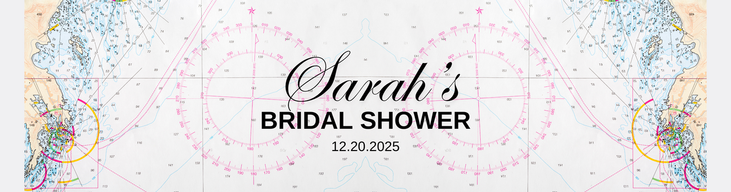 Personalized Travel Themed Bridal Shower Candle Favor - Tin 4oz