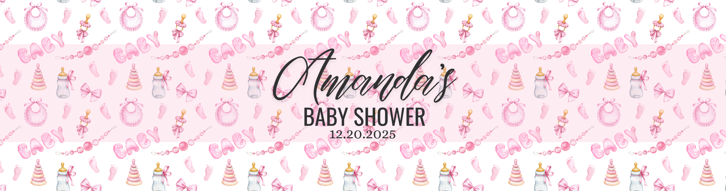 Personalized Baby Shower Candle Favors - Tin 4oz