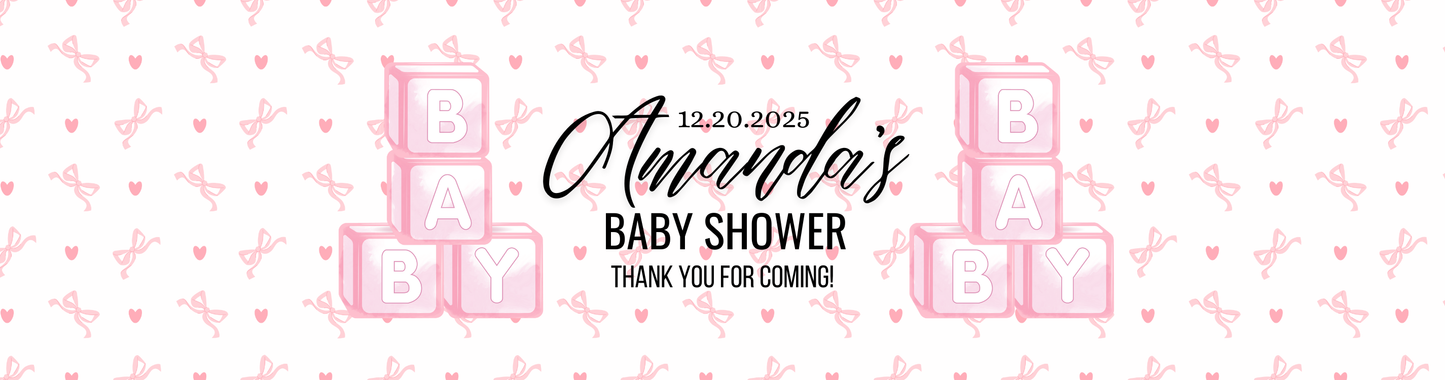 Personalized Baby Shower Candle Favors - Tin 4oz