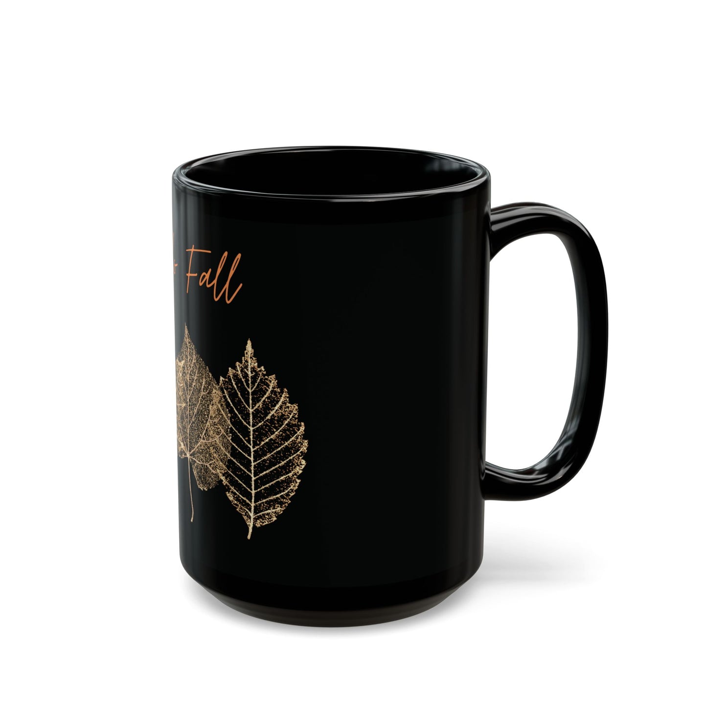 Hello Fall - Black Ceramic Mug (11oz, 15oz)