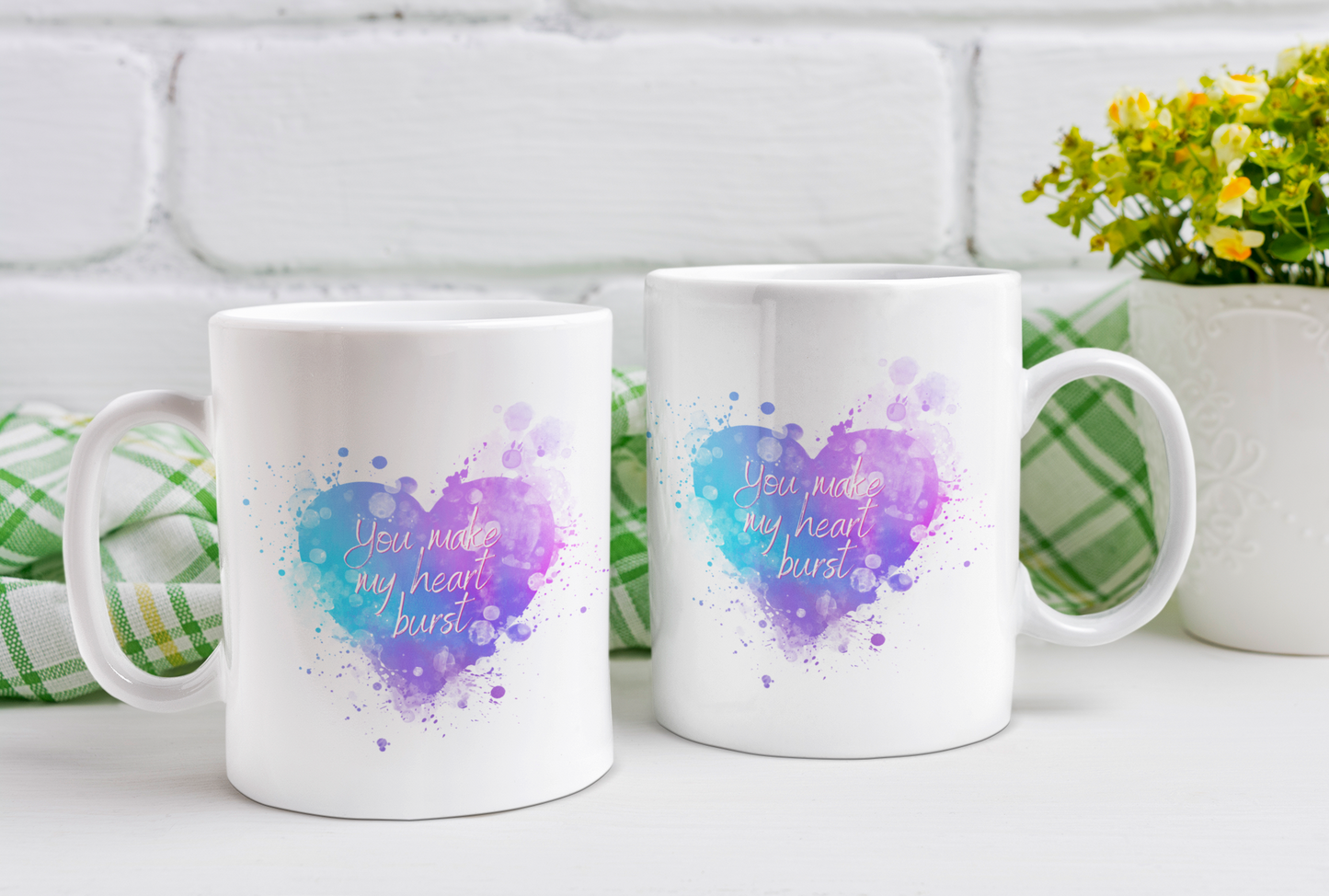 You Make My Heart Burst Ceramic Coffee Mug