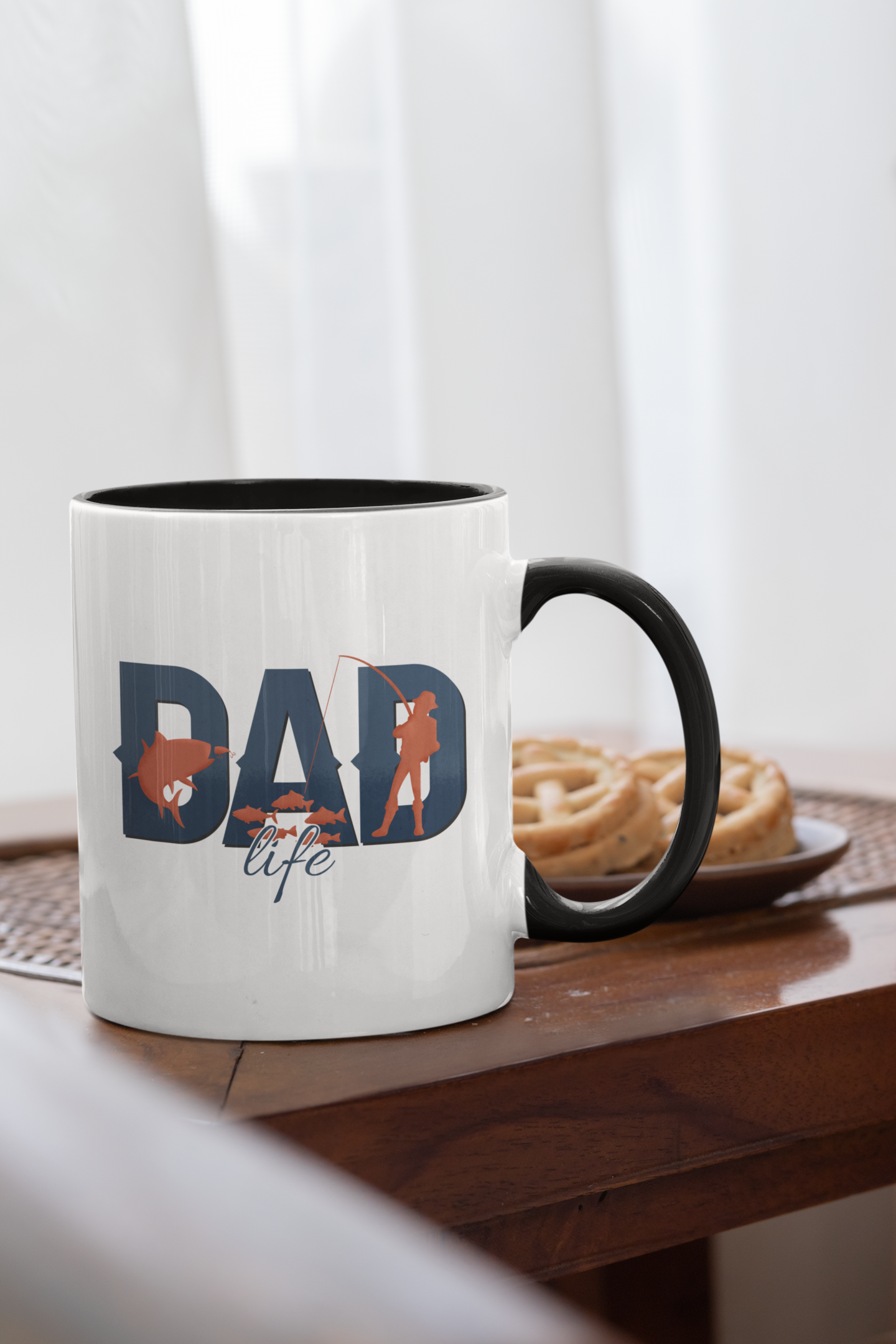 Fishing Dad Life - Accent Ceramic Coffee Mug