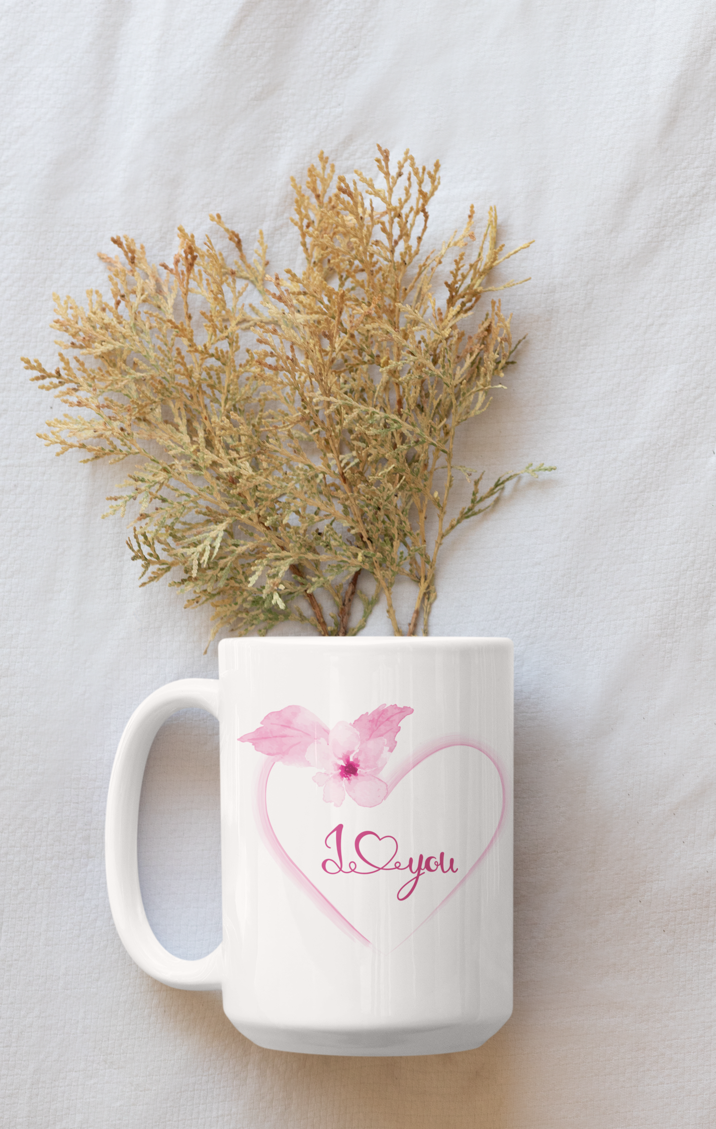 I Love You Ceramic Coffee Mug