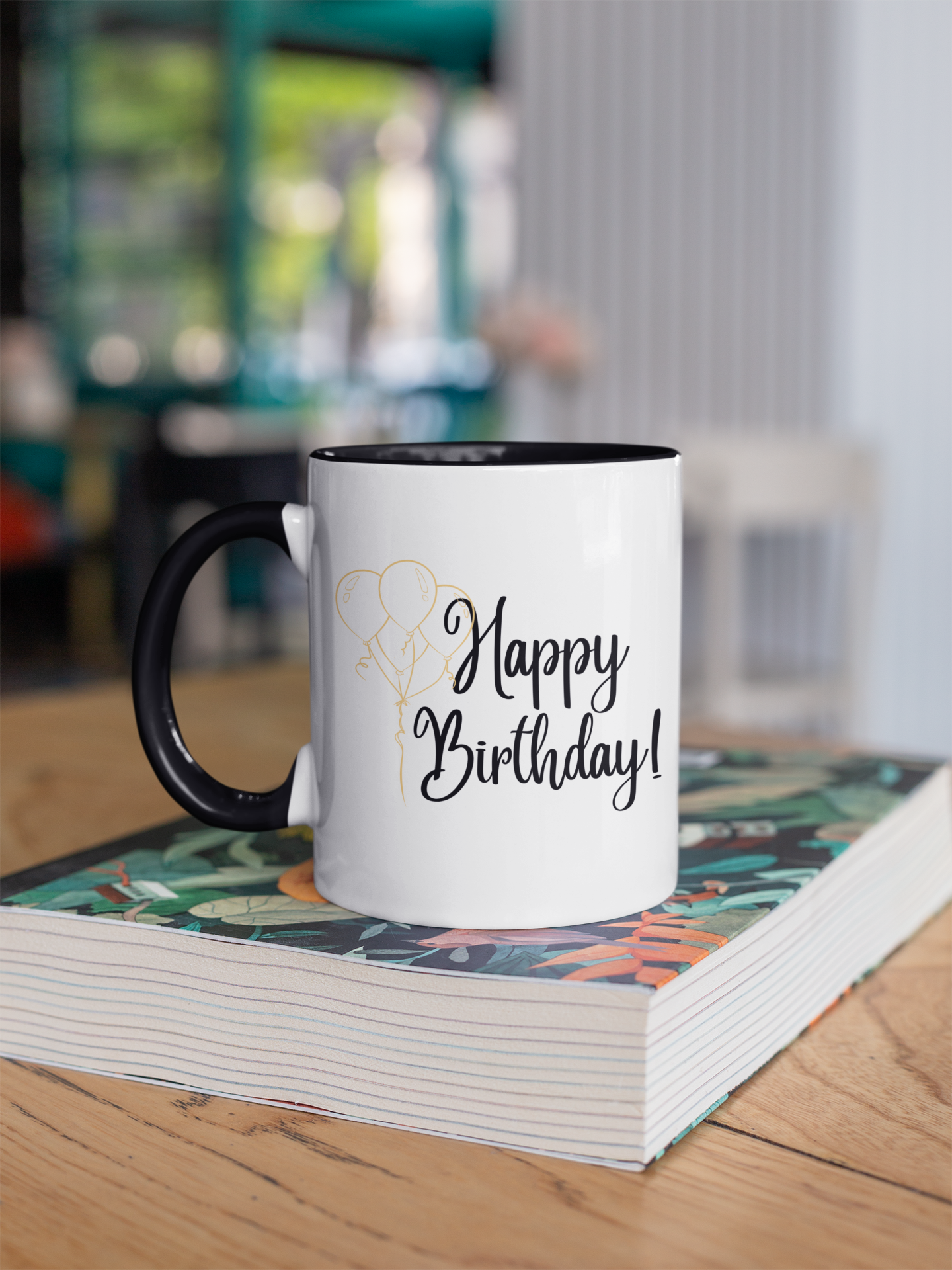 Happy Birthday - Accent Ceramic Coffee Mug