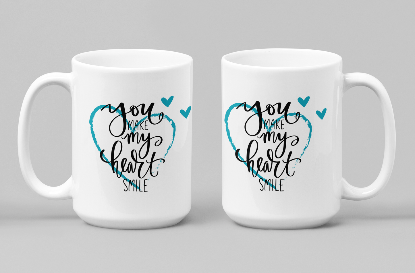 You Make My Heart Smile Ceramic Coffee Mug