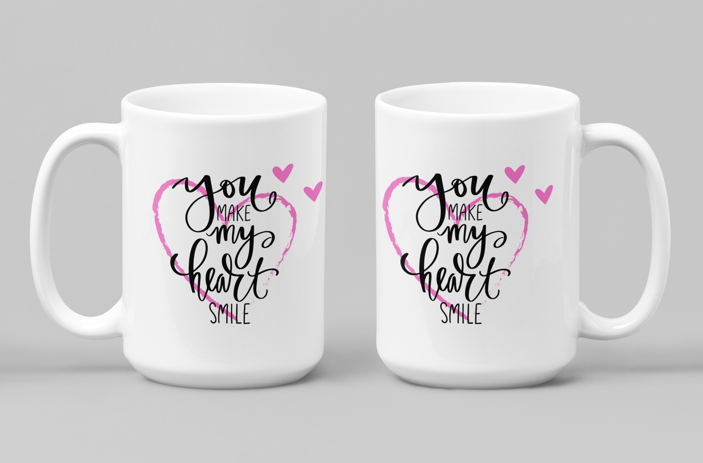 You Make My Heart Smile Ceramic Coffee Mug