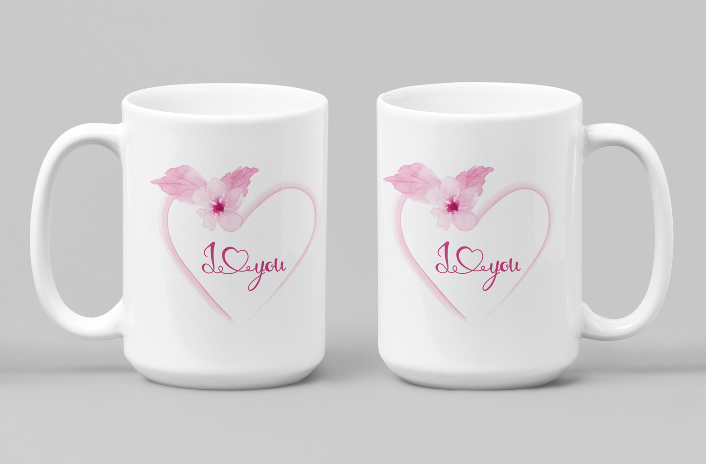 I Love You Ceramic Coffee Mug