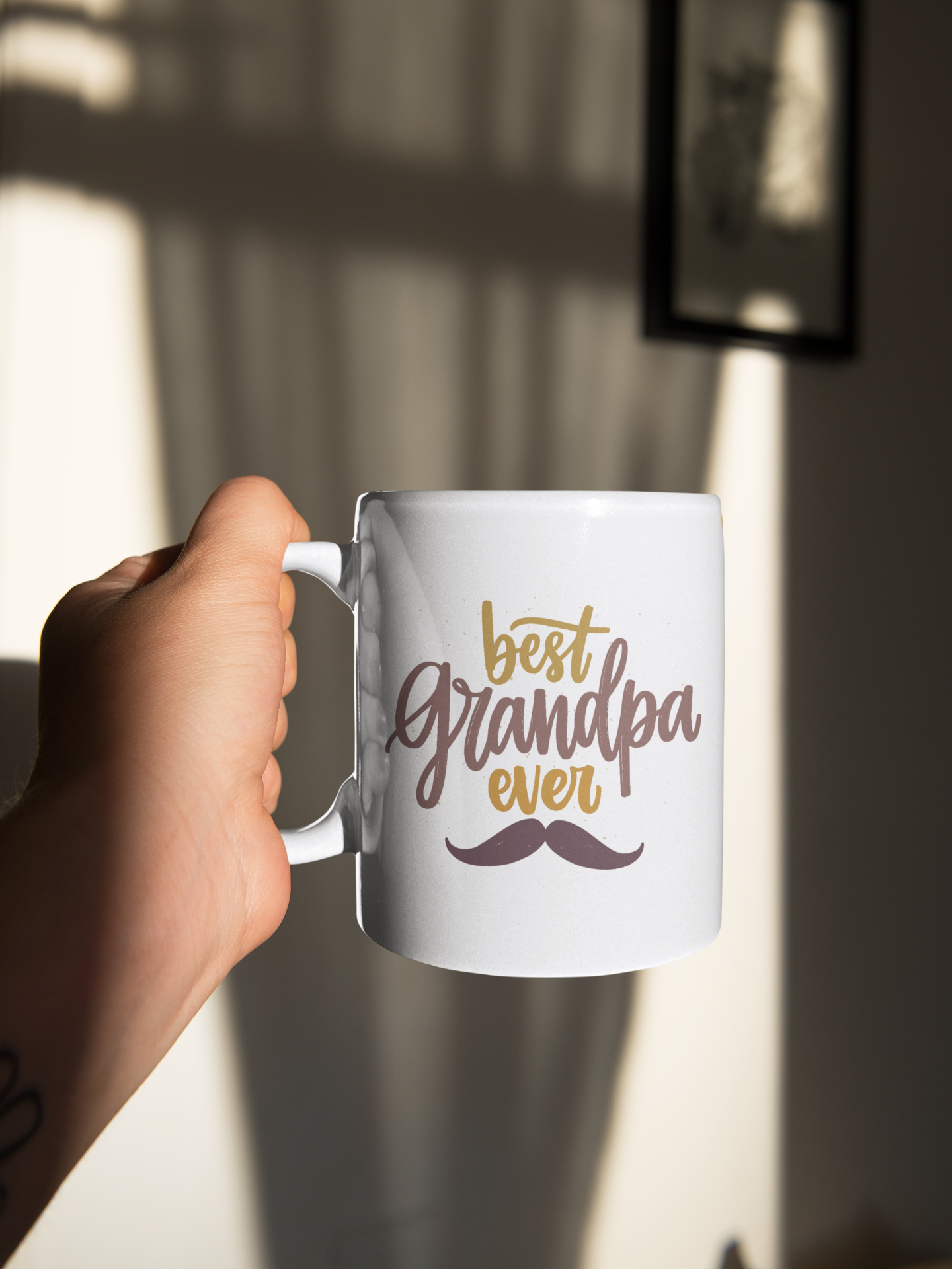 Best Grandpa Ever - Ceramic Coffee Mug