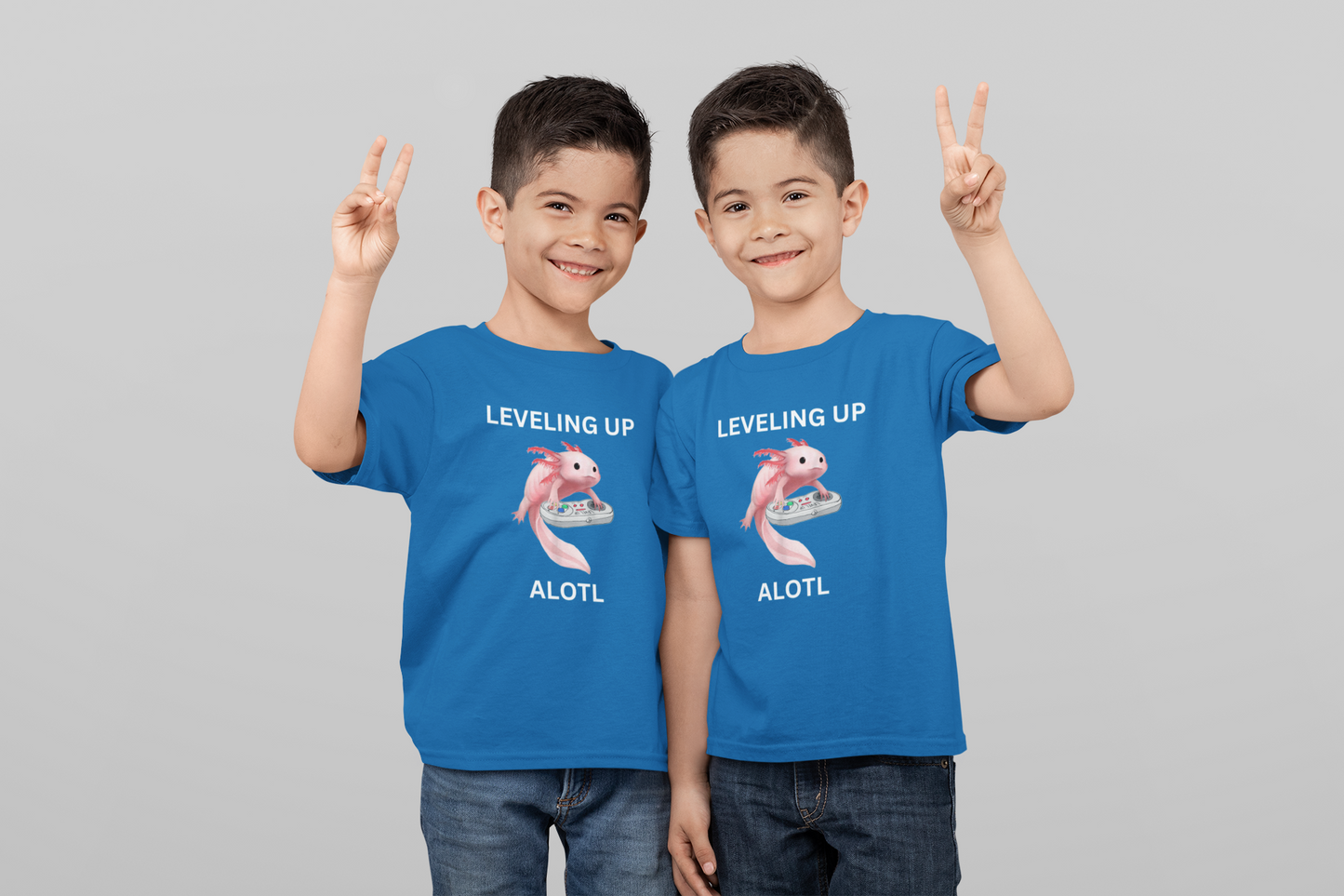 Axolotl Gaming Kids Unisex T-Shirt