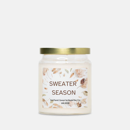 Sweater Season - Apothecary Jar Candle 9oz