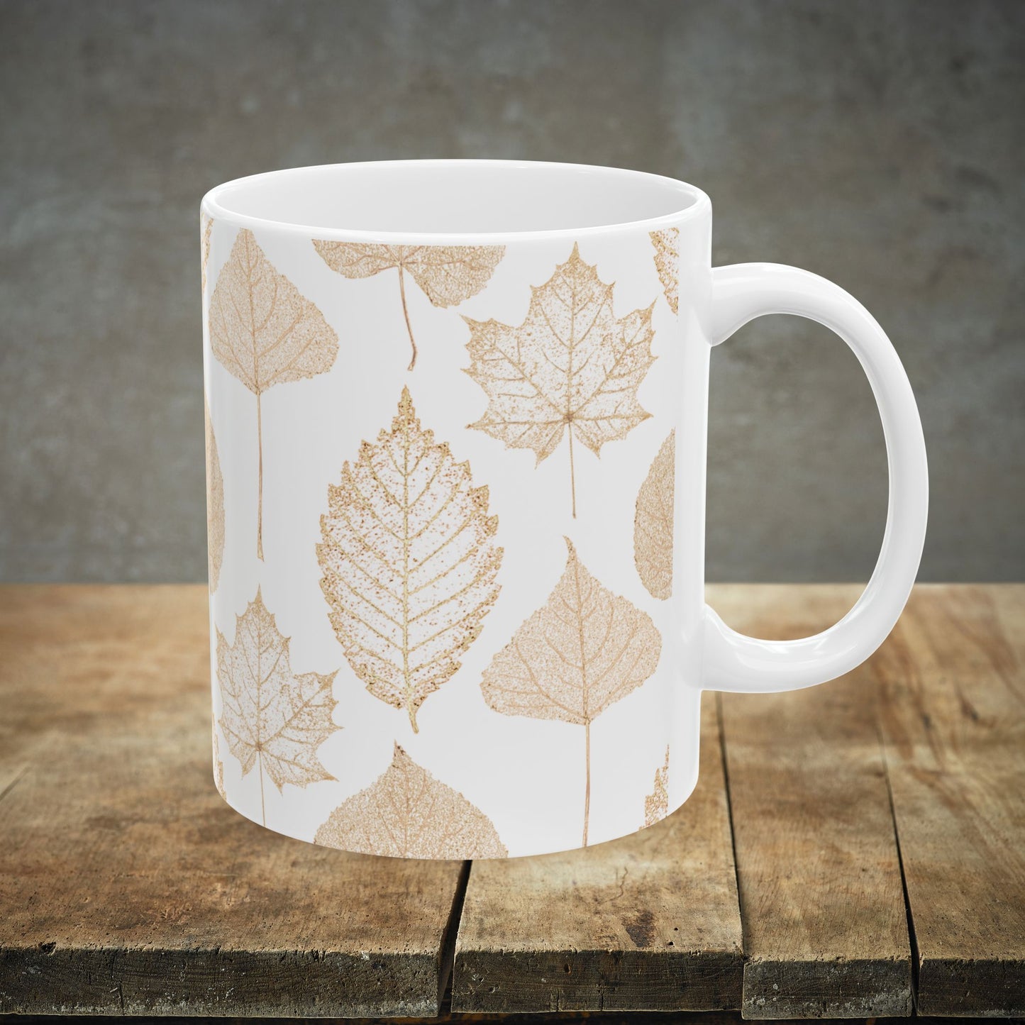 Fall Leaves - Ceramic Mug (11oz, 15oz)