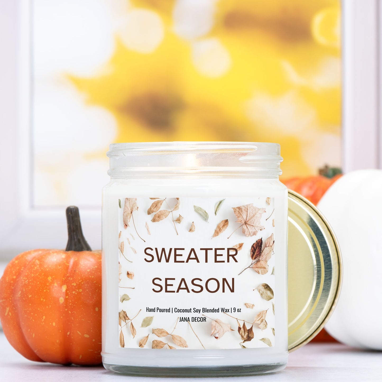 Sweater Season - Clear Jar Candle 9oz