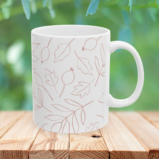 Fall Ceramic Mug, (11oz, 15oz)