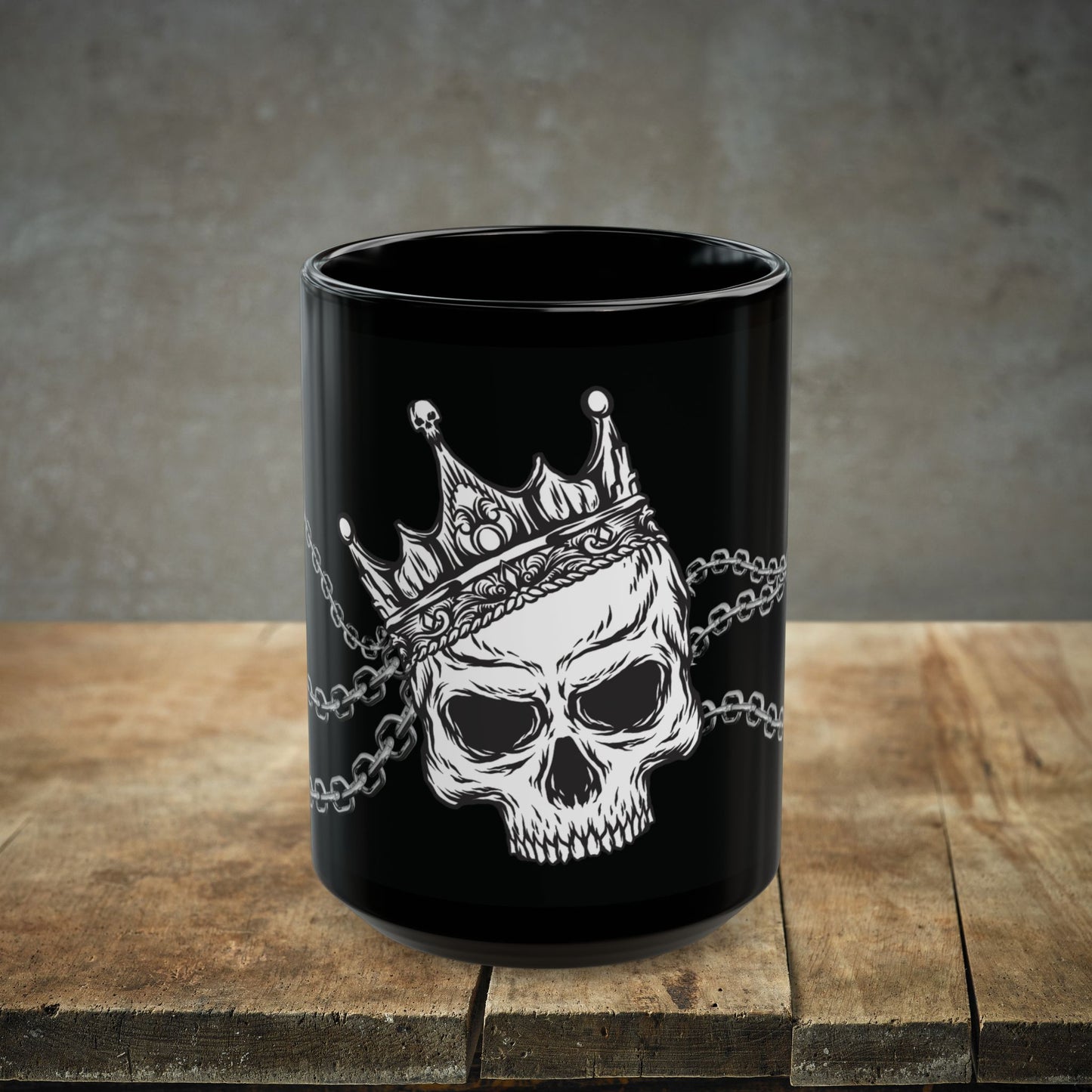 Skull Halloween Black Mug (11oz, 15oz)