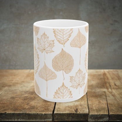 Fall Leaves - Ceramic Mug (11oz, 15oz)