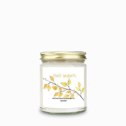 Cozy Season - Clear Jar Candle 9oz