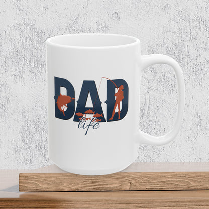 Fishing Dad Life - Ceramic Coffee Mug