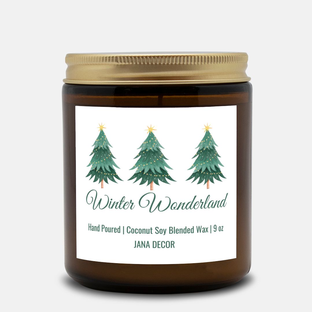 Winter Wonderland Candle - Amber Jar 9oz