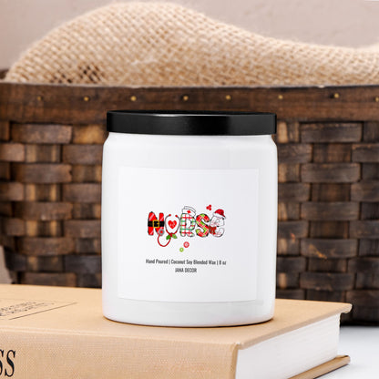 Nurse - White Ceramic Jar Christmas Candle 8oz