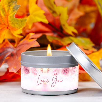 Love You Tin 4oz Candle