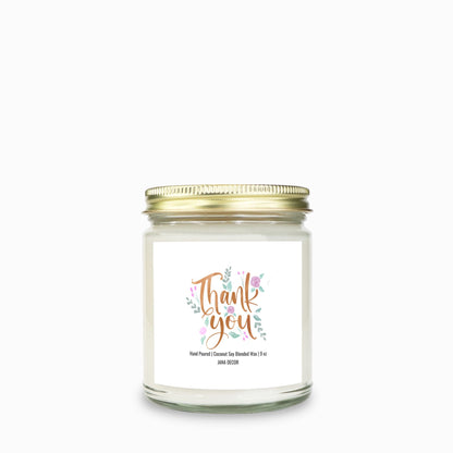 Thank you Candle - Clear Jar 9oz