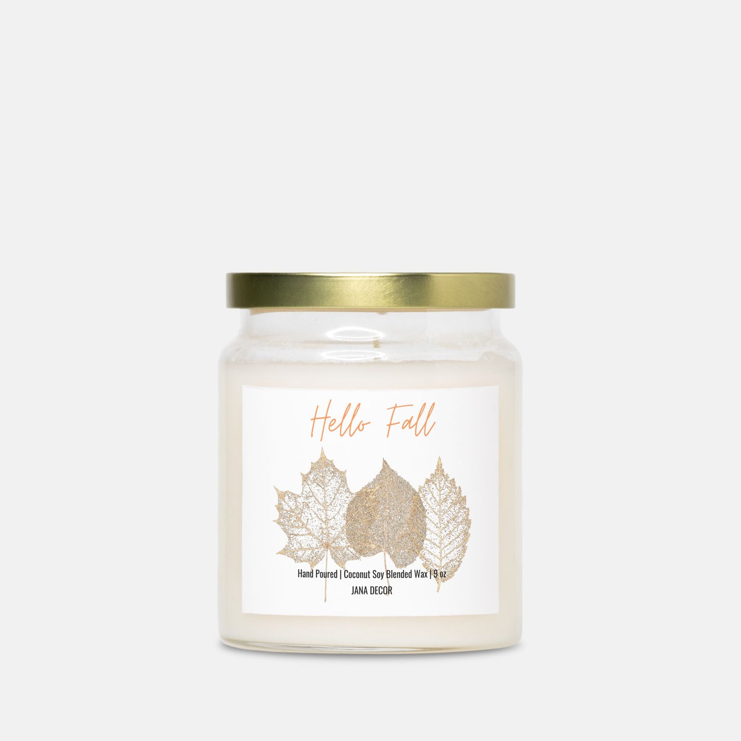 Hello Fall - Apothecary Jar Candle 9oz