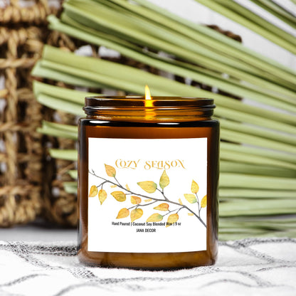 Cozy Season - Amber Jar Candle 9oz