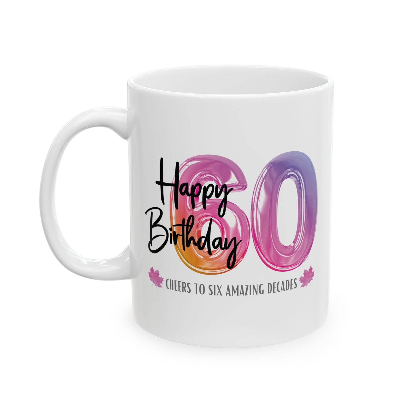 Happy 60th Birthday - Ceramic Coffee Mug