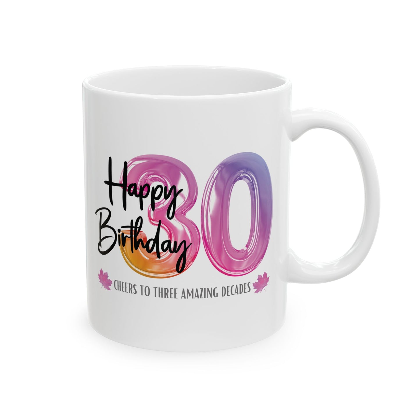 Happy 30th Birthday - Ceramic Coffee Mug