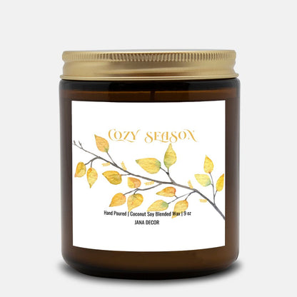 Cozy Season - Amber Jar Candle 9oz