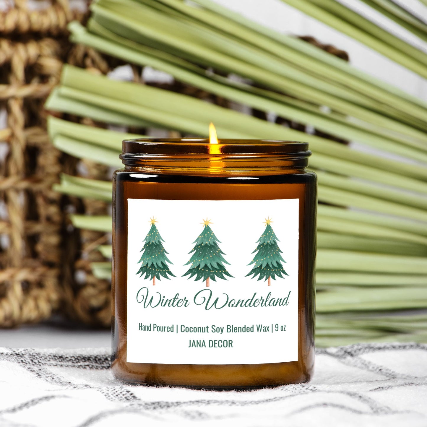 Winter Wonderland Candle - Amber Jar 9oz