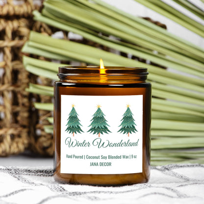 Winter Wonderland Candle - Amber Jar 9oz