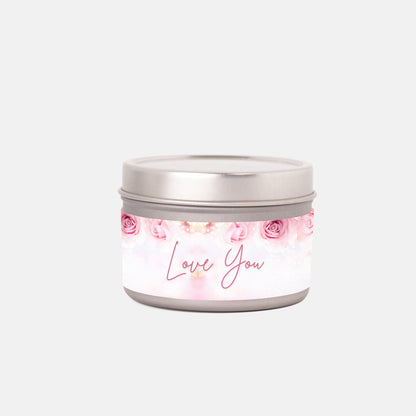 Love You Tin 4oz Candle