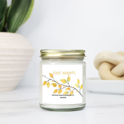 Cozy Season - Clear Jar Candle 9oz