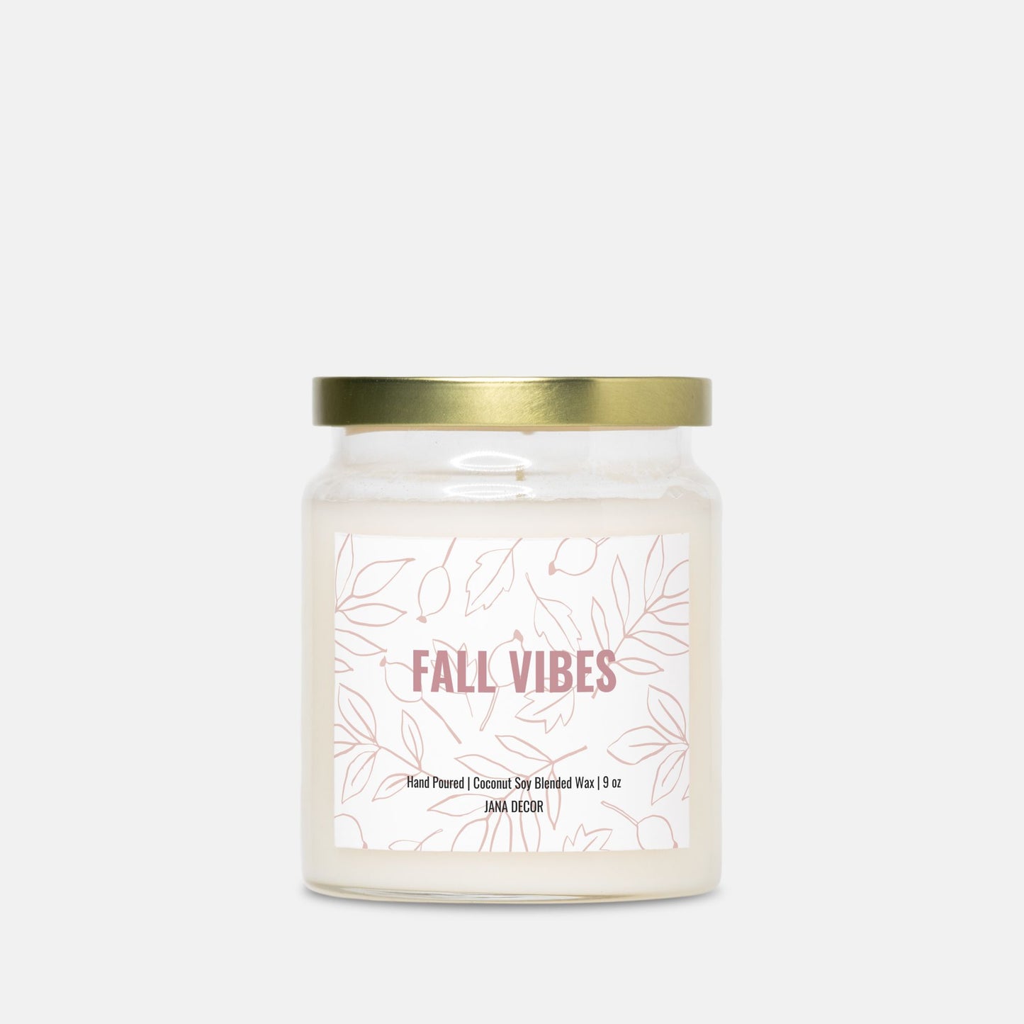 Fall Vibes - Apothecary Jar Candle 9oz