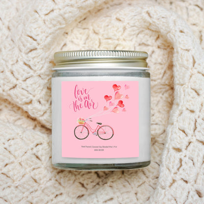 Love is in the Air Clear Jar 4oz Candle