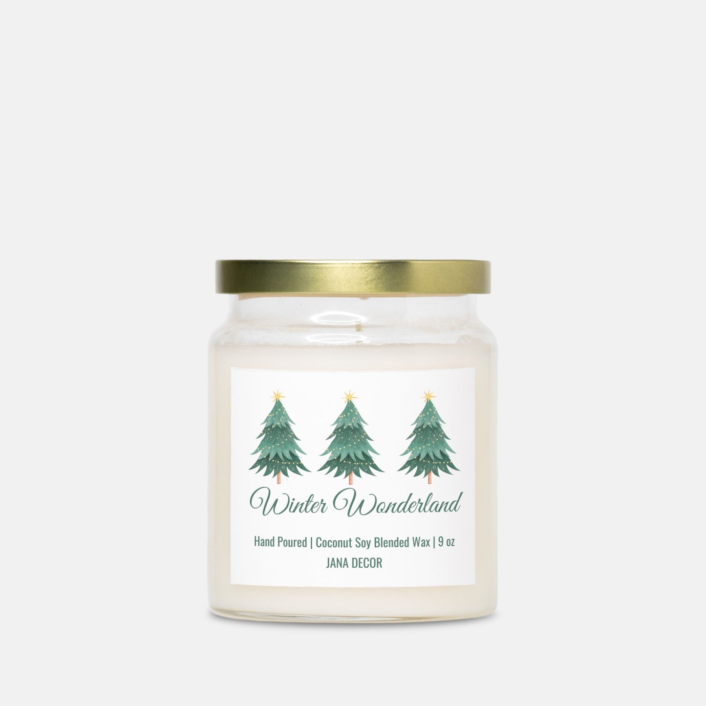 Winter Wonderland Christmas Candle - Apothecary Jar 9oz