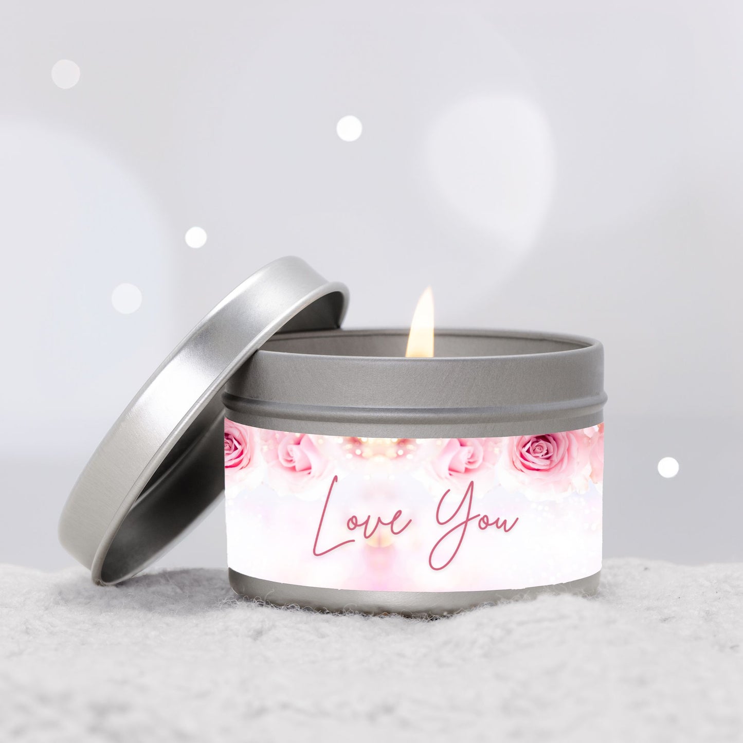 Love You Tin 4oz Candle