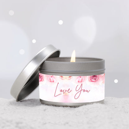 Love You Tin 4oz Candle