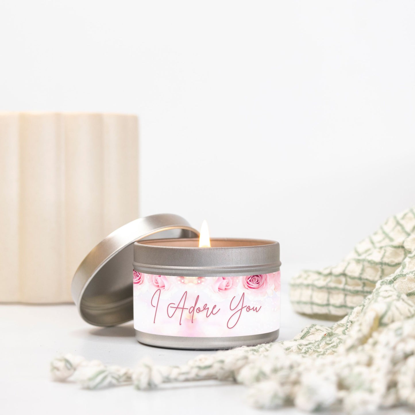 I Adore You Tin 4oz Candle