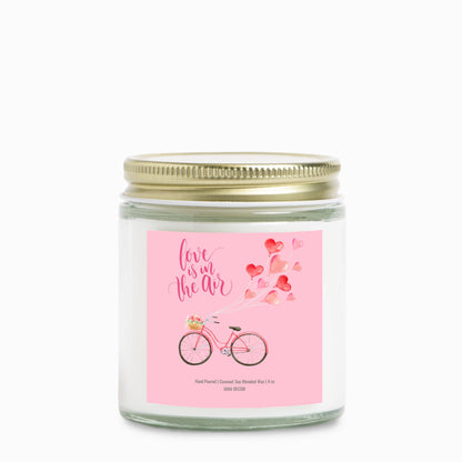 Love is in the Air Clear Jar 4oz Candle